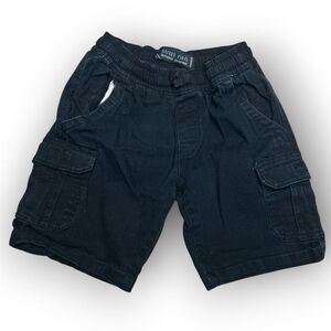 Street Rules Authentic Streetwear Black Cargo Shorts, Elastic Waist, Boys 6